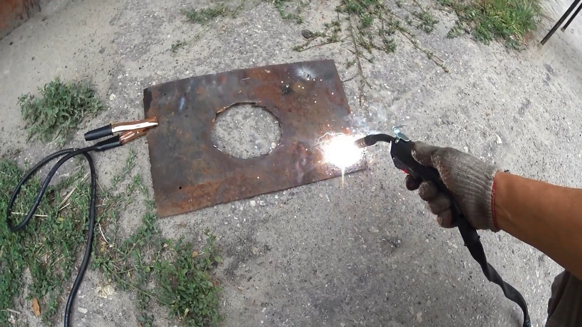 Сварка полуавтмат без газа