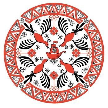 Мезенская роспись. Из открытых источников