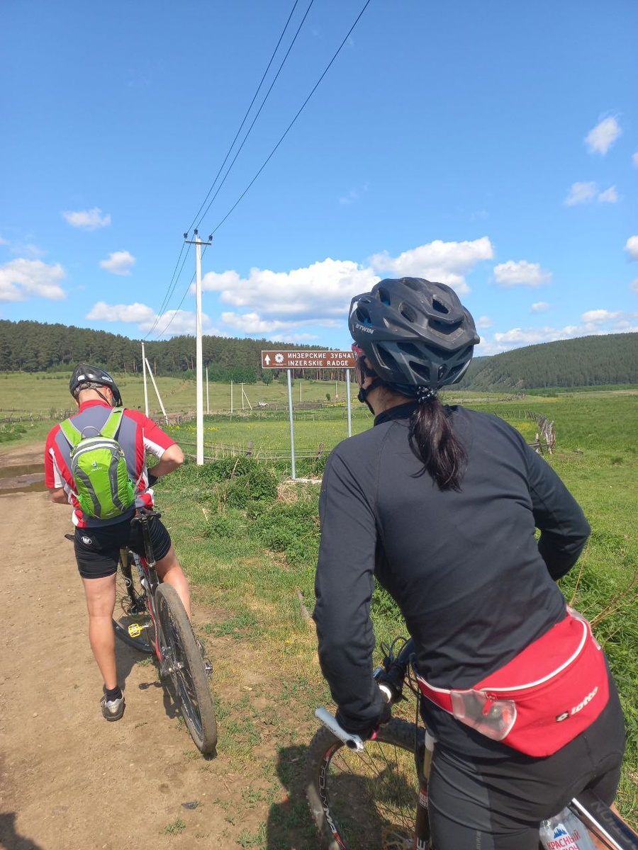 Перед стартом на Инзерские зубчатки. До конечной точки чуть больше 20 км