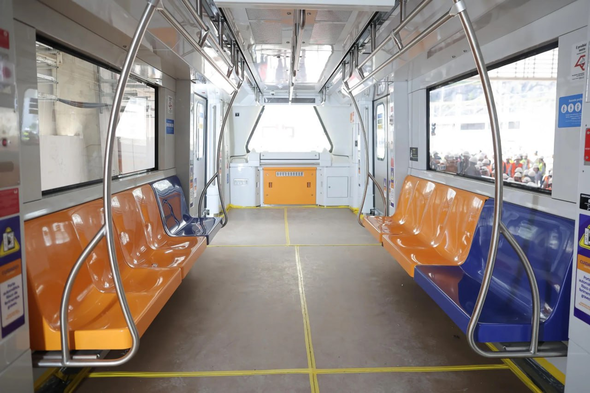 Салон поезда Metropolis от Alstom для Сан-Паулу. Источник: Governo de SP