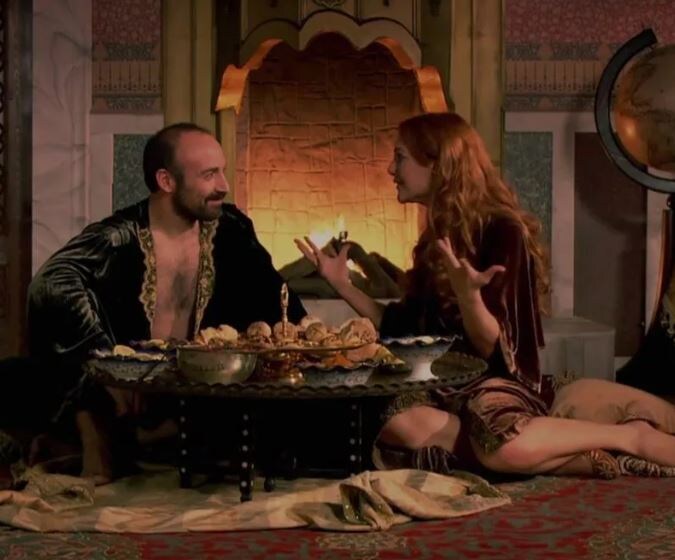 Сцена из сериала "Великолепный век"