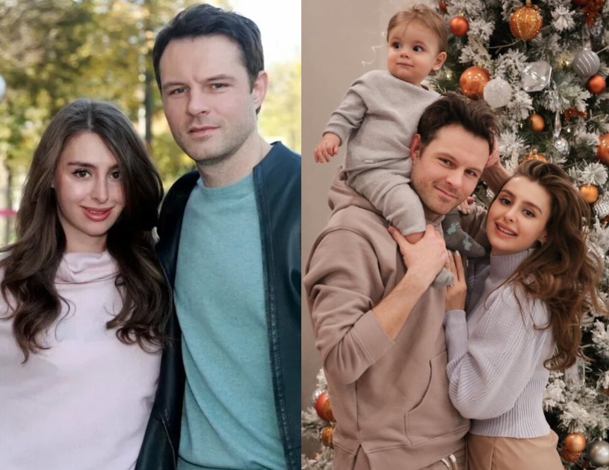 Евгений со второй женой и сыном