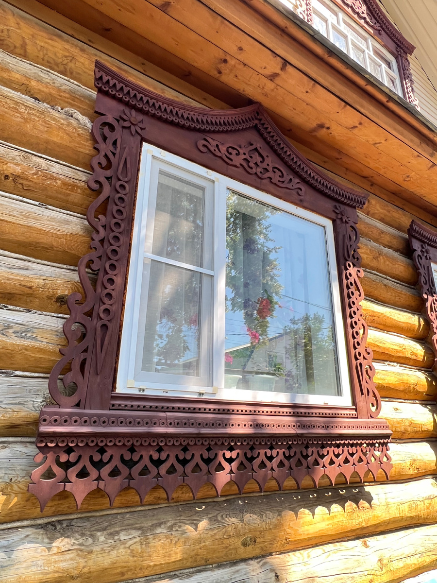 Очень красивые наличнике в Малмыже