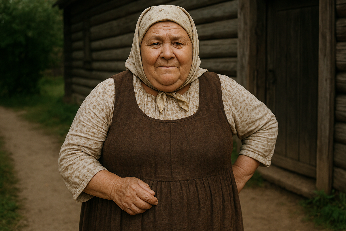 Герой поэмы «Мёртвые души» Настасья Петровна Коробочка по версии нейросети