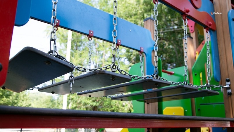    Детская площадка появится в Малой Джалге к ноябрю Фото: ИА «Победа26»