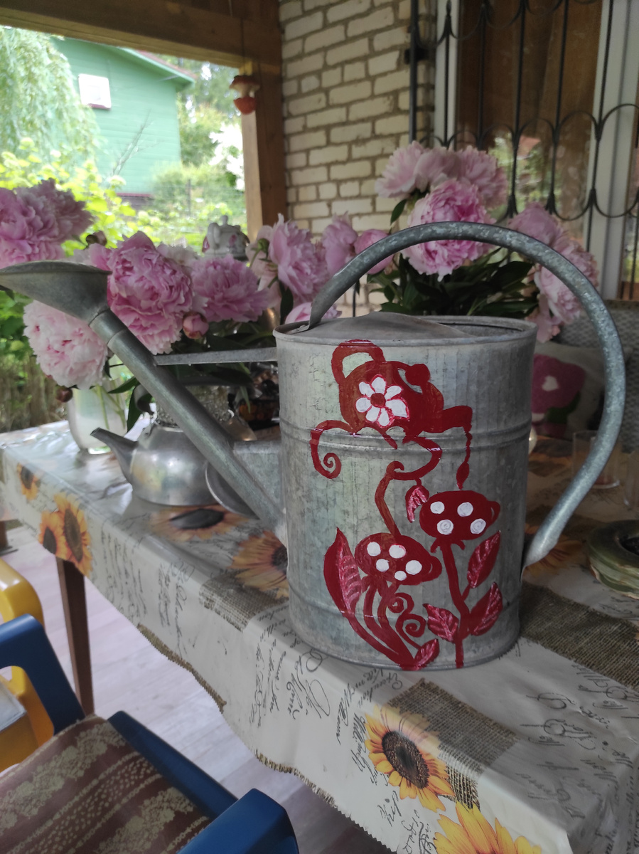 Чаепитие на даче. 