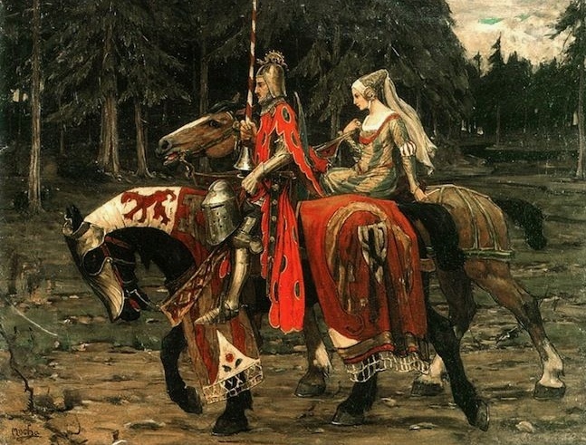 Куртуазная живопись средневековья