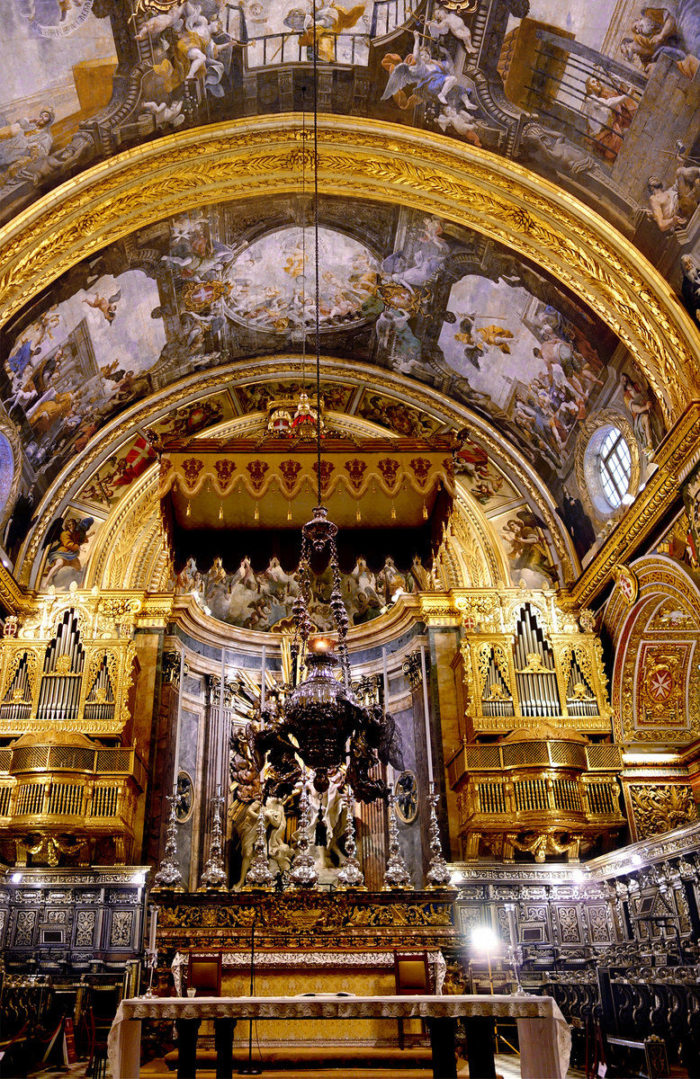 Главный алтарь. Собор Св. Иоанна. Валлетта. Мальта.