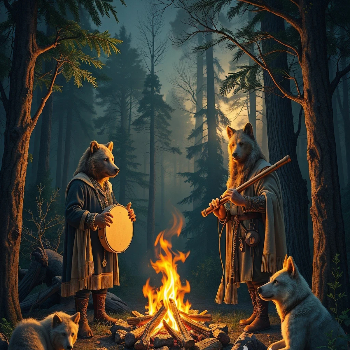 Обложка к релизу "Духи хранители леса"