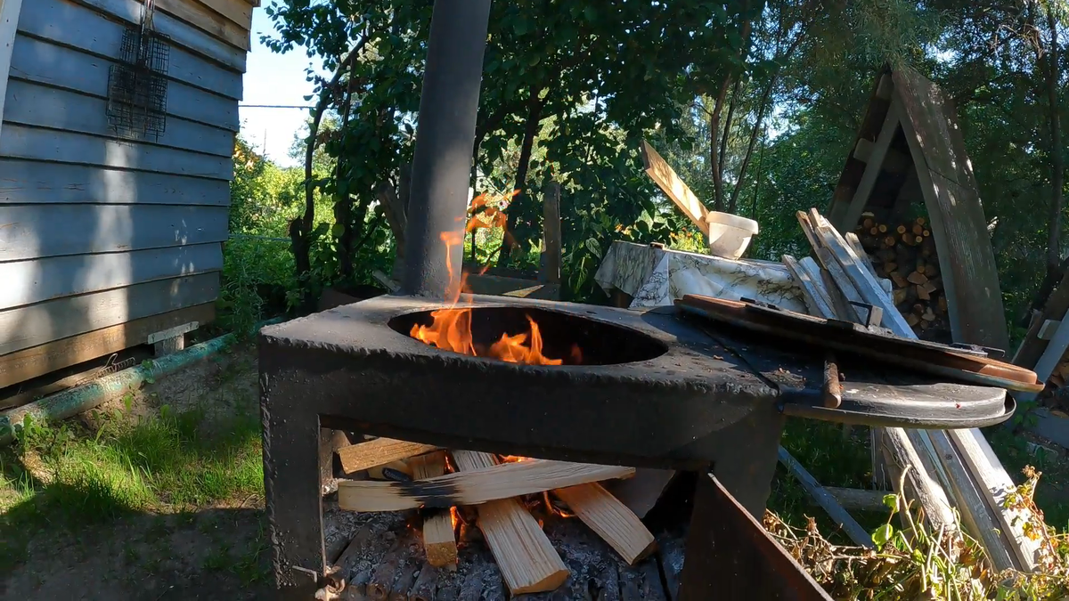 Разжигаем печку