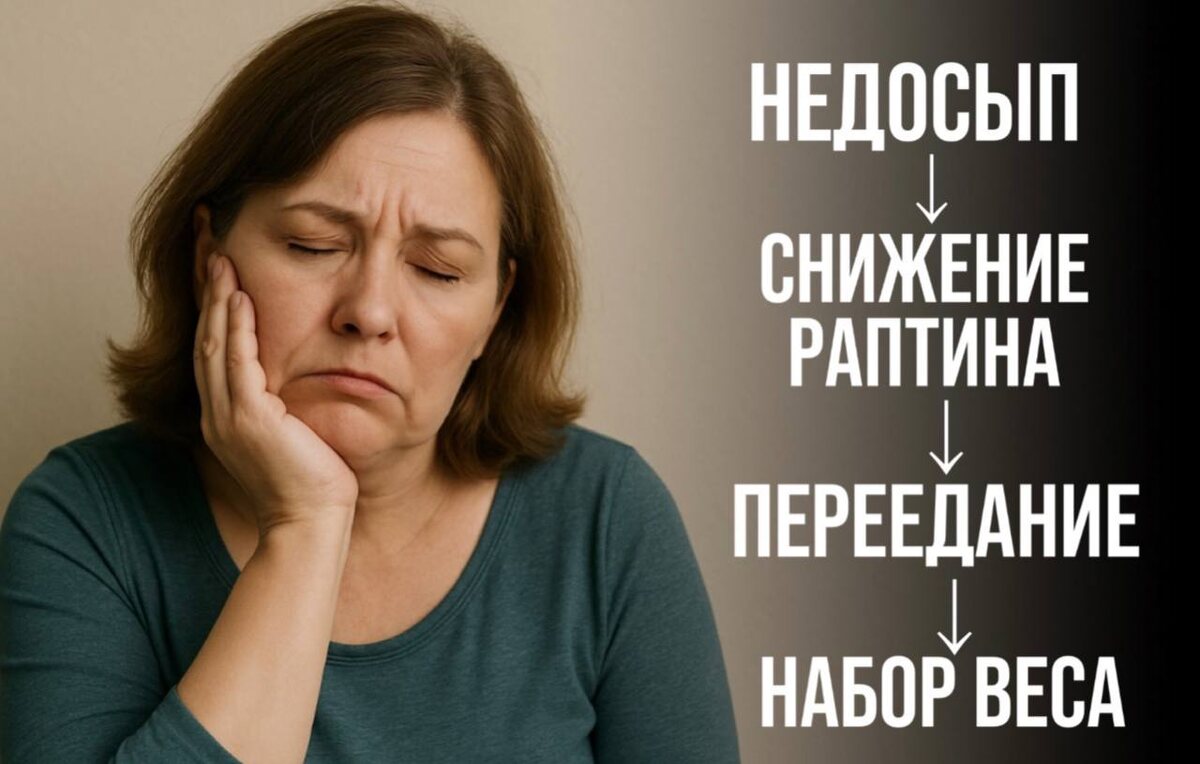 Механизм набора веса при нарушении сна