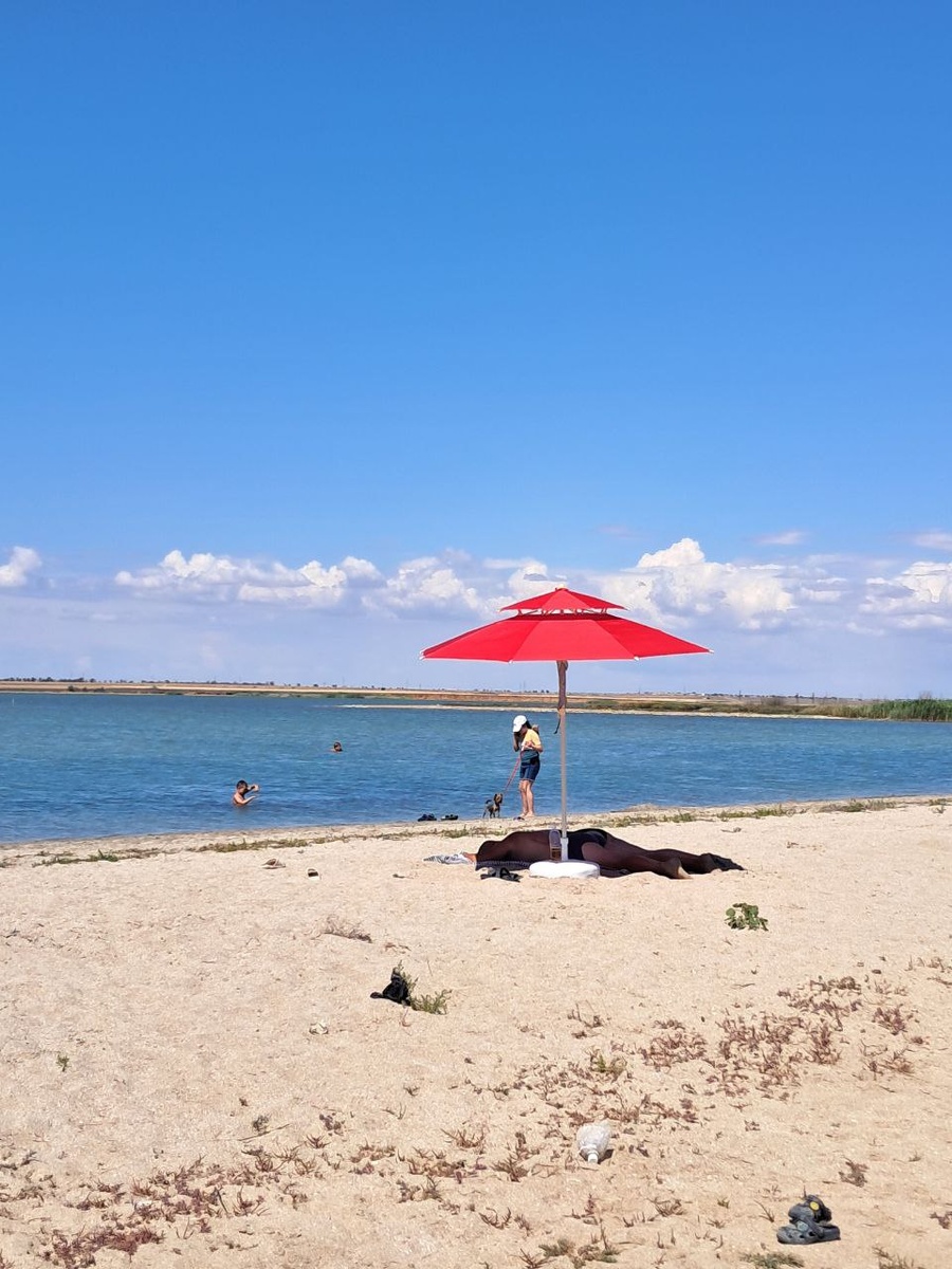 озеро Ойбурское с голубой глиной