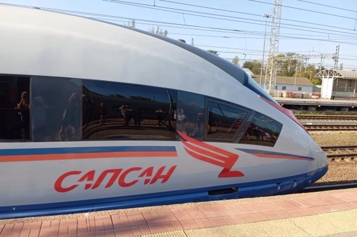    Дополнительный «Сапсан» запустили из-за отмены рейсов в Пулкове