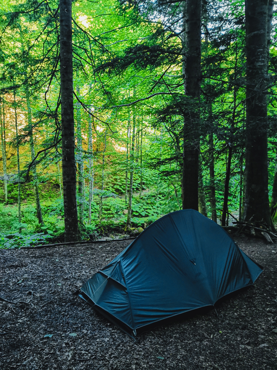 Место первой ночевки у Армянского склада
