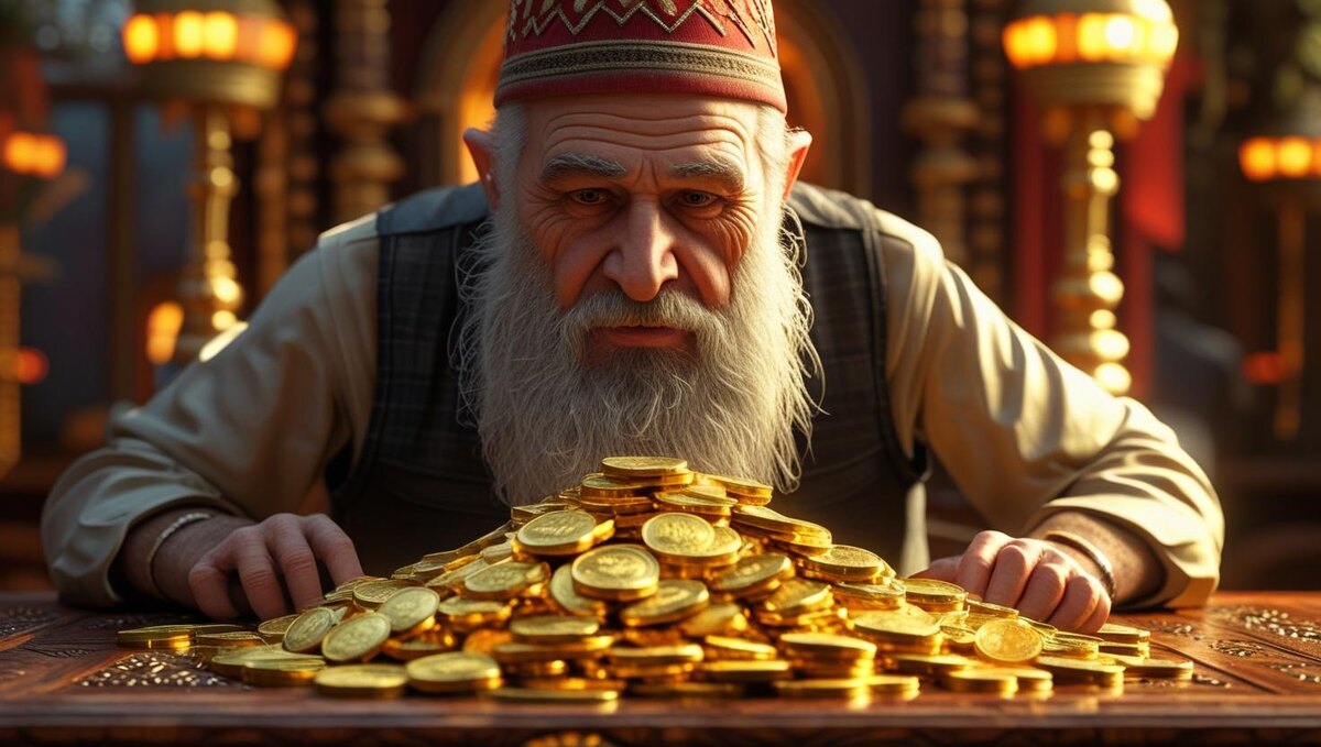 По мнению ИИ так выглядит жадный турецкий пожилой дюдюшка:-)