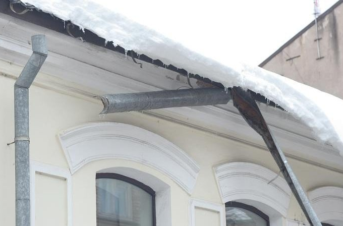 Отрыв желоба 