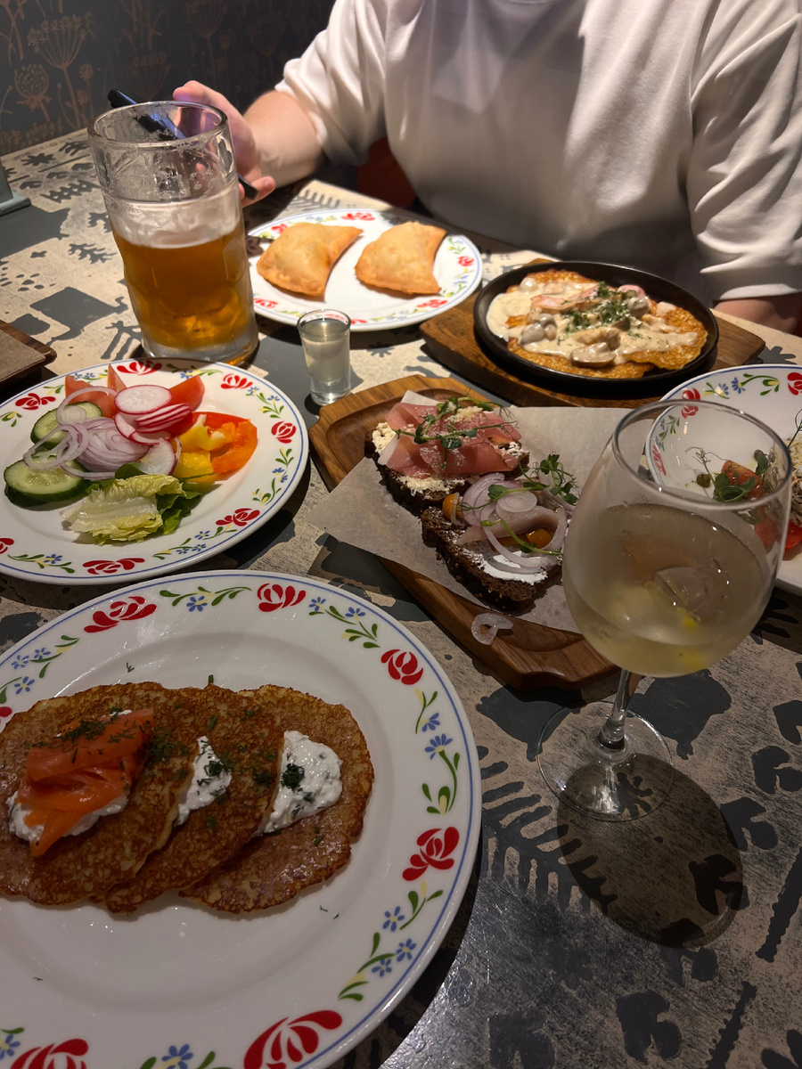 Ужин в ресторане «Васильки»