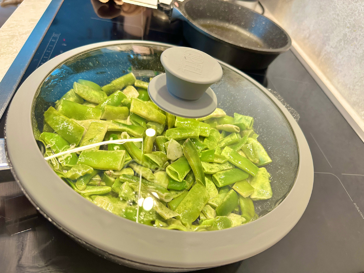 В процессе готовки