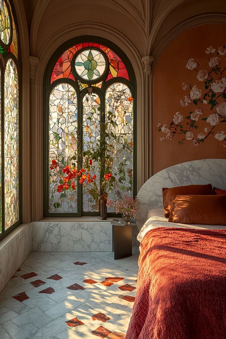 Витражные окна (фото тут и далее ru.pinterest.com)