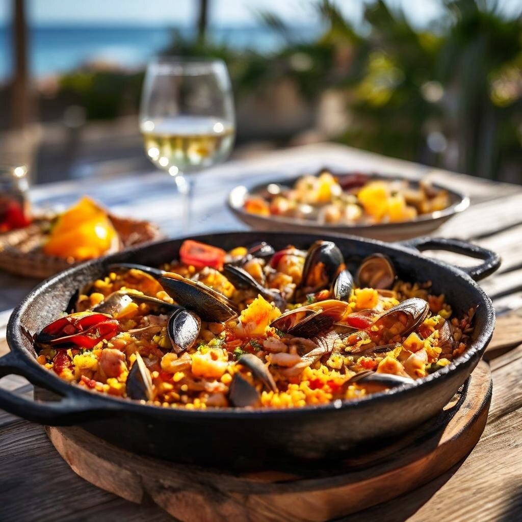 Паэлья и тапас