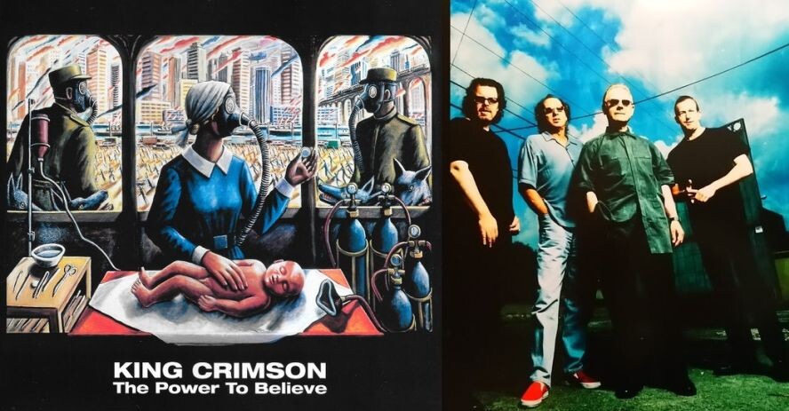 Конверт винилового выпуска альбома King Crimson "The Power to Believe" 2003 г., расширенный перевыпуск 2019 года