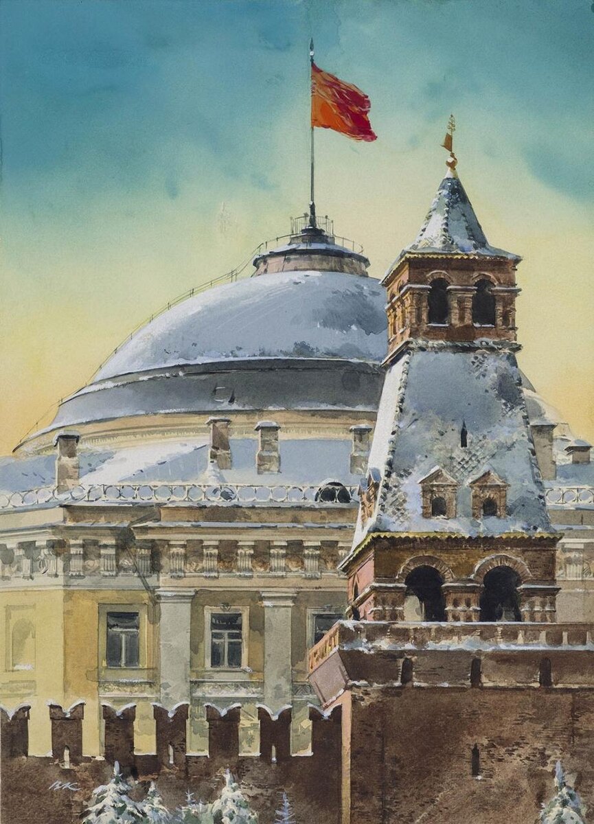 Виктор Климашин. «Красная площадь. Верховный совет СССР». 1950