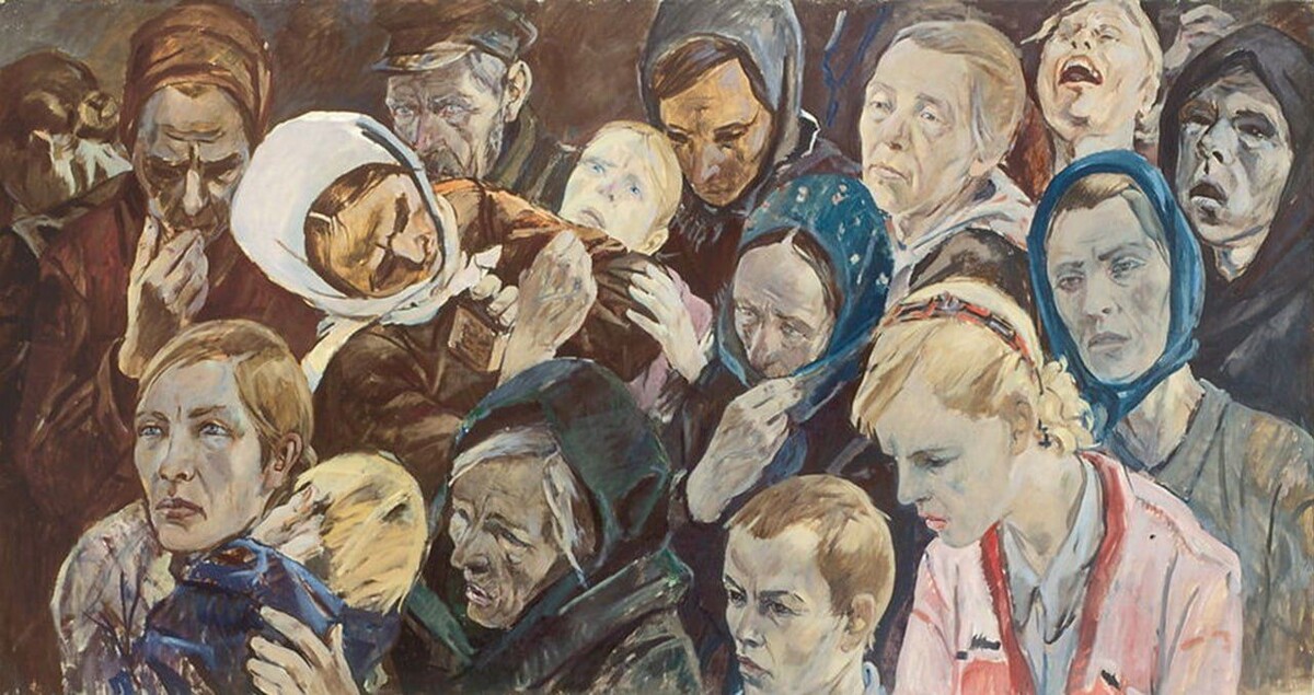 Александр Дейнека. «В оккупации». 1944