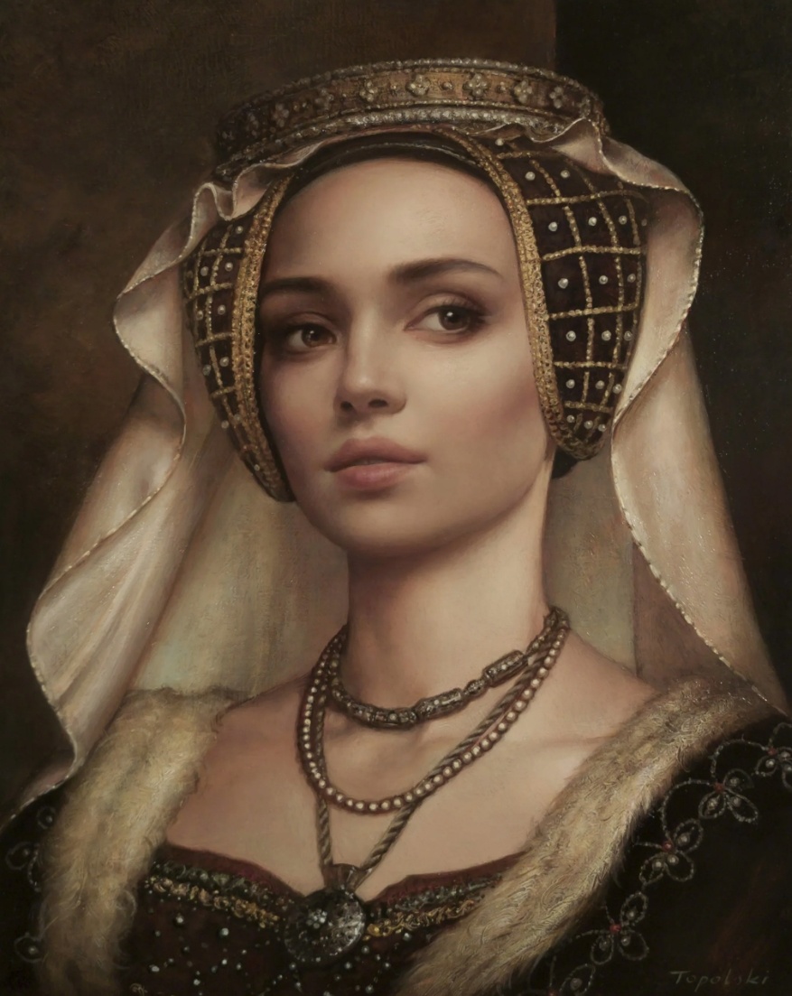 Петр Топольский художник портреты дам