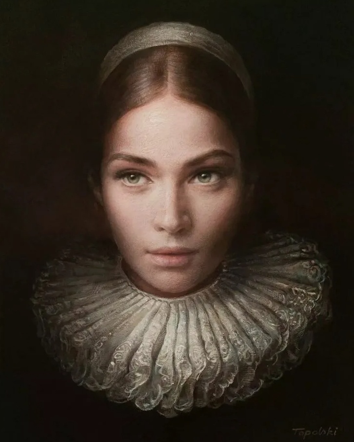 Петр Топольский художник портреты дам