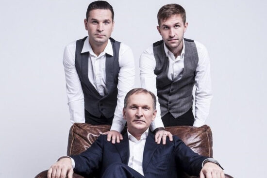 Фёдор Добронравов с сыновьями. Фото: Яндекс картинки