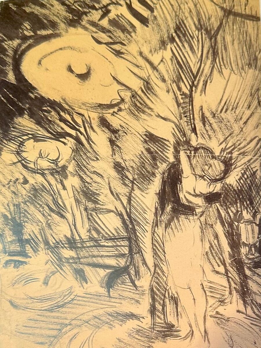 Константин Эдельштейн. «На бульваре». 1927