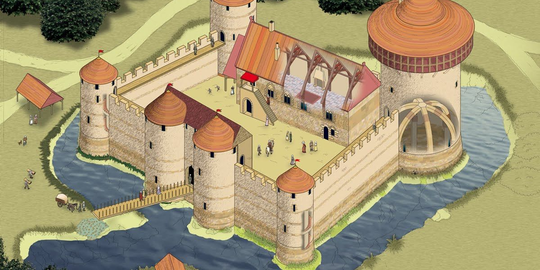 Замок в Бургундии построенный волонтерами с нуля