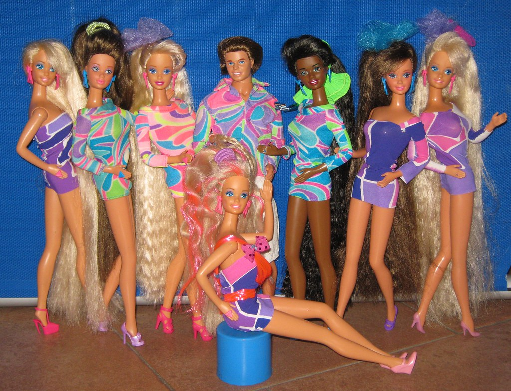 Barbie Totally Hair Dolls Collection, Mattel 
