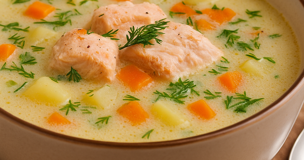 Согревающий суп из консервированной горбуши с плавленым сырком: рецепт, в который вы влюбитесь с первой ложки
