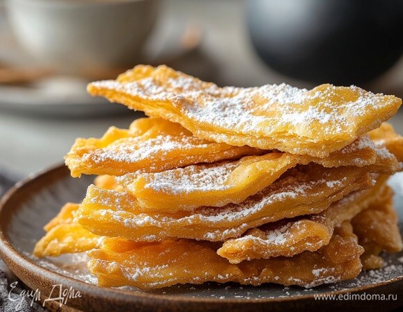 Классический хворост с водкой