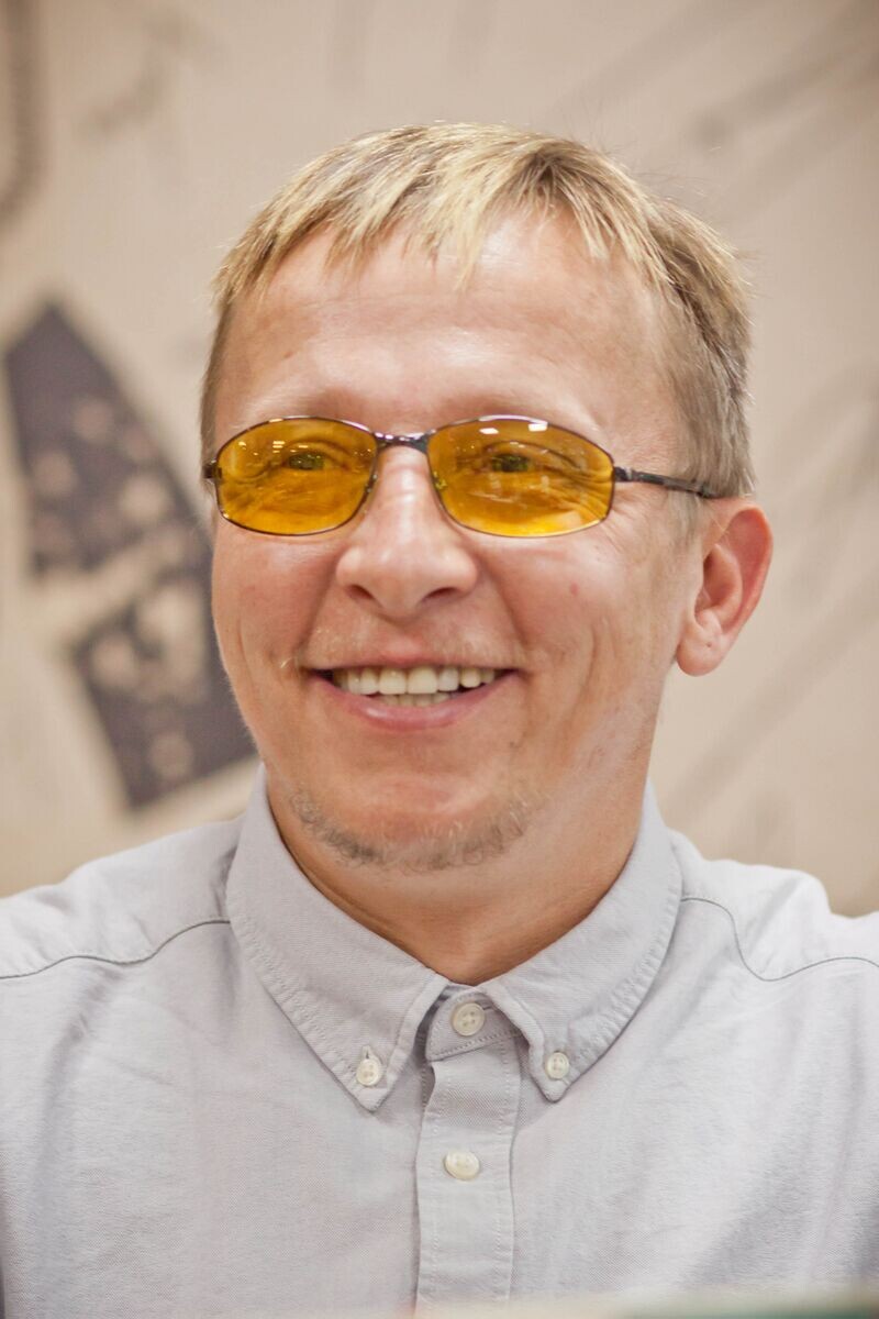 Охлобыстин на презентации в Московском доме книги на Новом Арбате. 2017 год