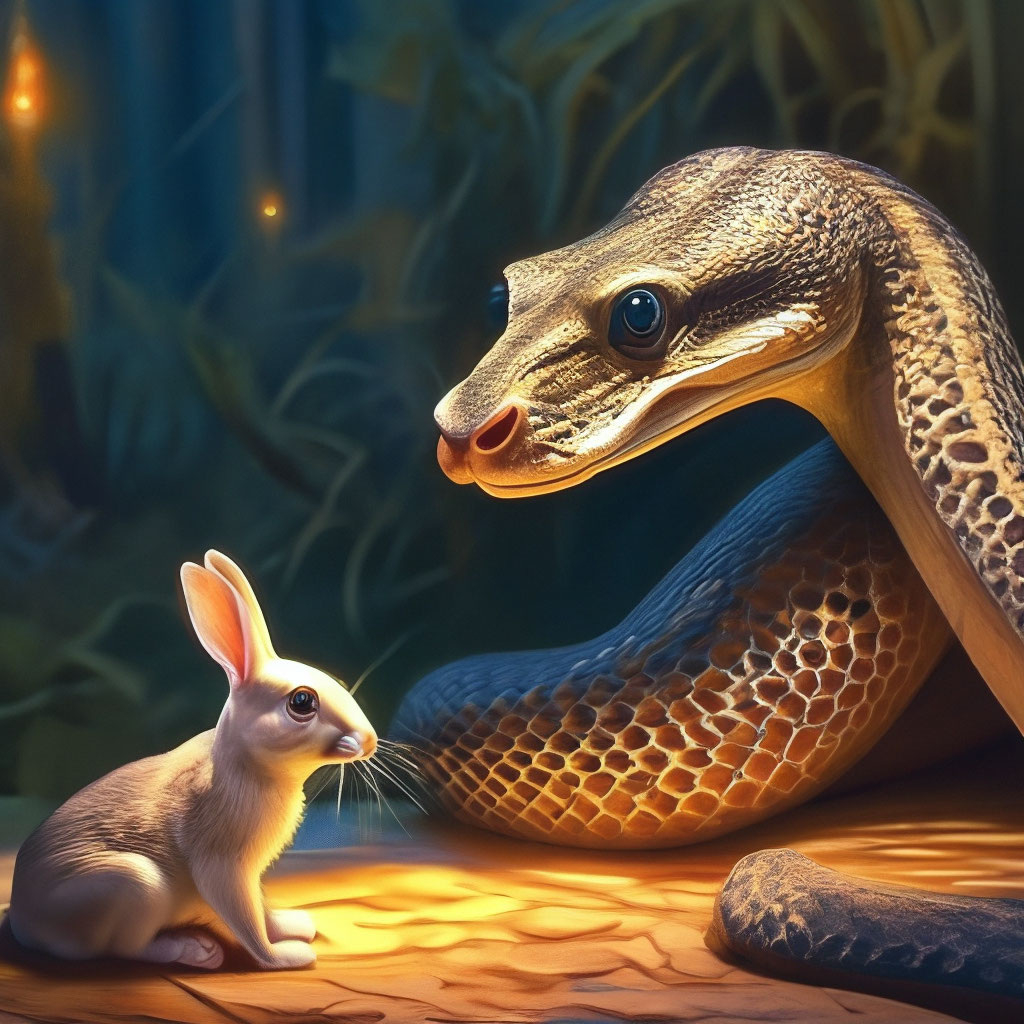 Кролик и змея
