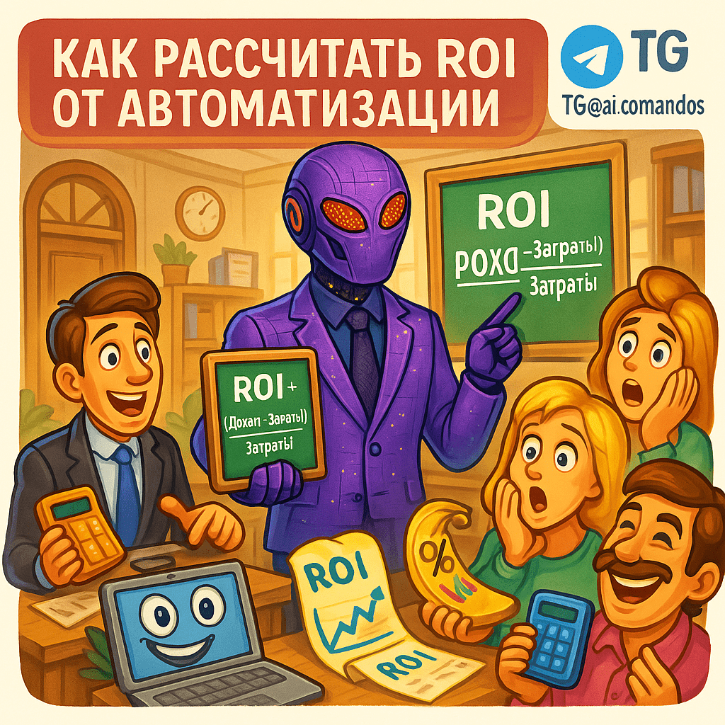    Расчет ROI от автоматизации: 5 шагов для +300% к прибыли даже новичку Дмитрий Попов | Comandos.ai