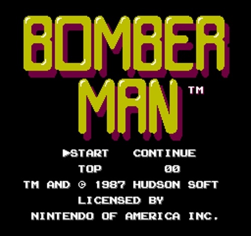 Заставка игры Bomberman