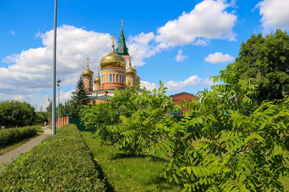    Сквер на площади Баварина. Июль 2025 года. Источник: Виталий Барабаш