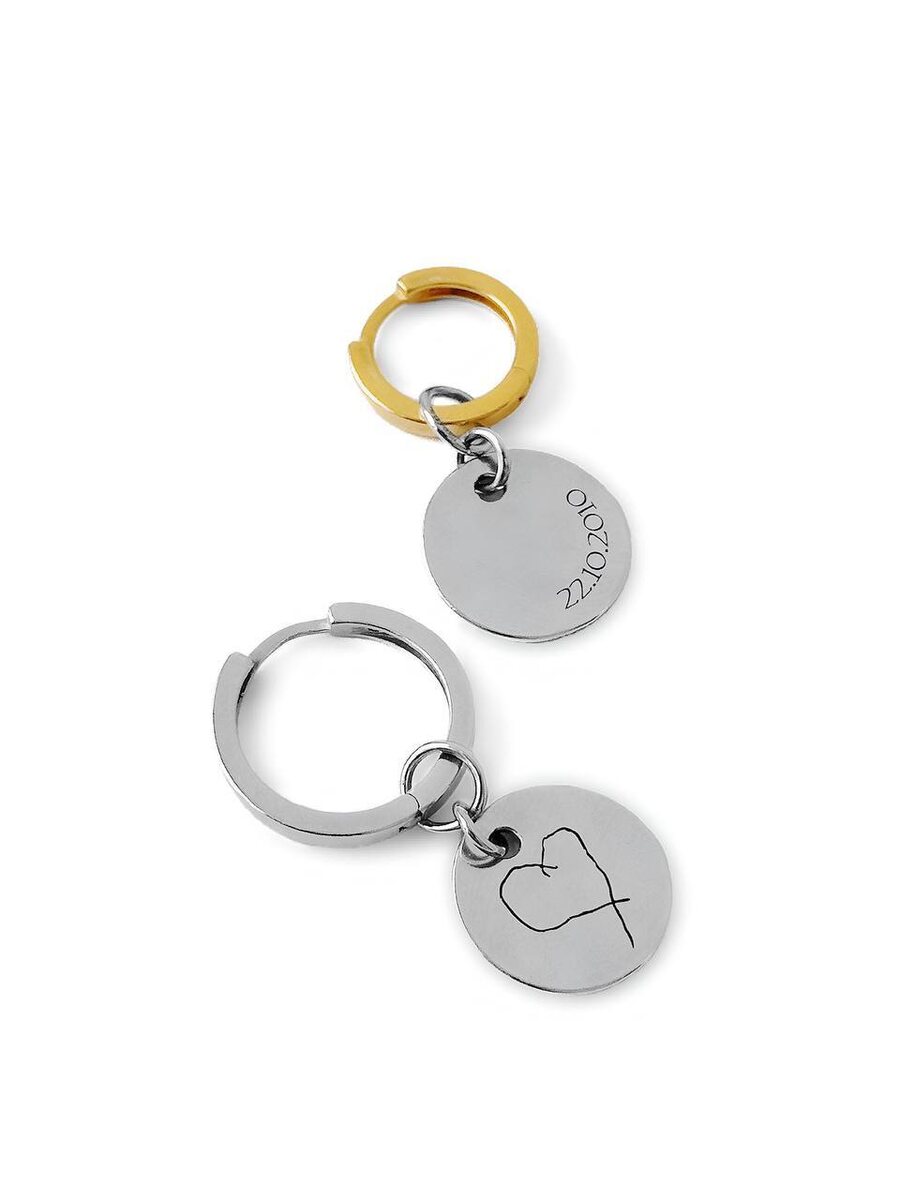 Серебряный медальон