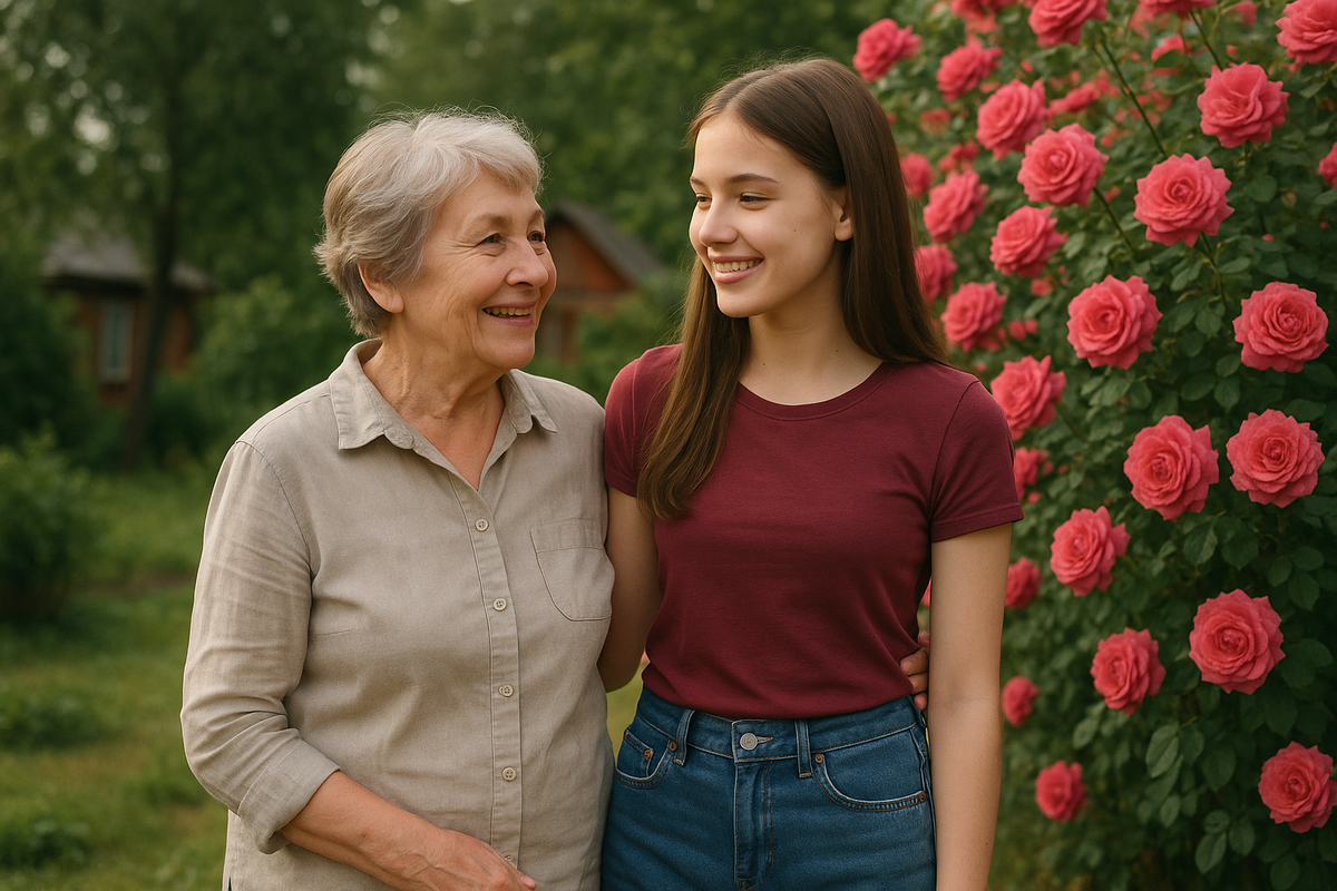Бабушка и внучка