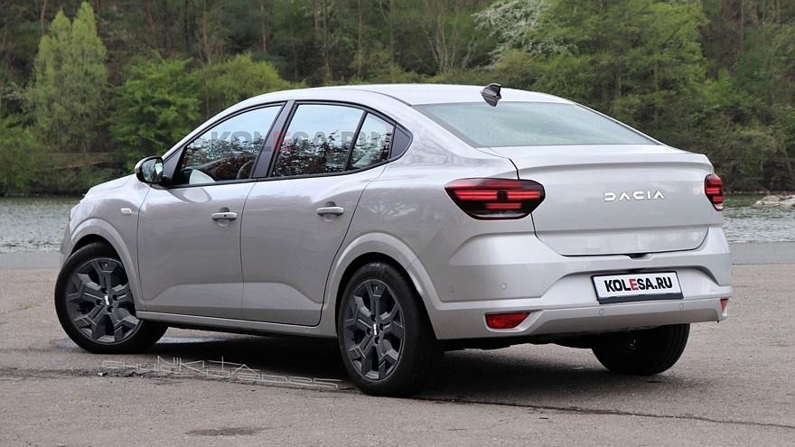    Рендер обновлённого Dacia Logan