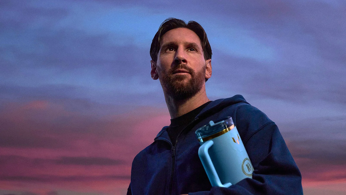 Лионель Месси в рекламе Messi Striker Blue (Фото DR)