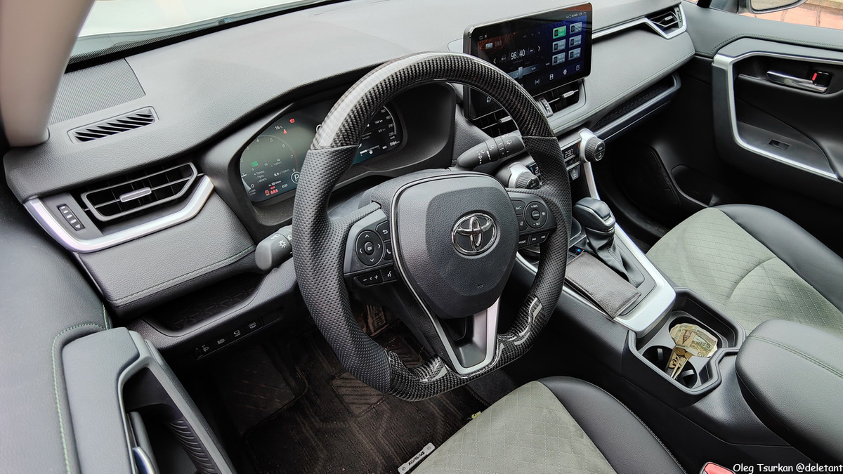 
руль Mezo Workshop с анатомией карбон кожа © deletant