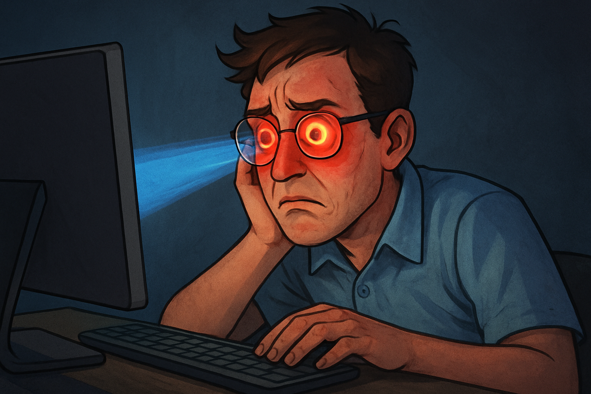 Как влияет работа за компьютером на макулу?