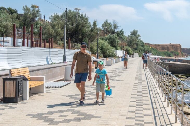     Благоустройство набережной Андреевки на Северной стороне Севастополя. Источник: sev.gov.ru.