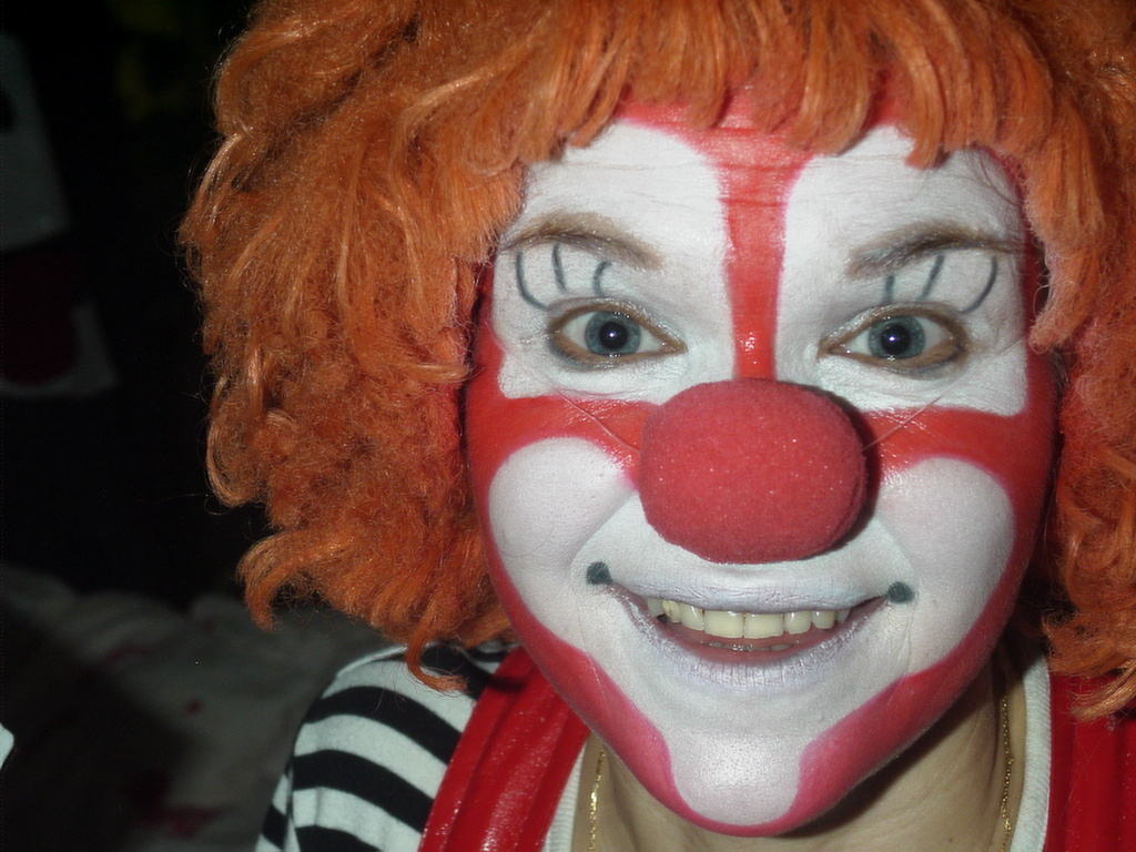 "Рыжий клоун" постановка образа, подбор грима и фото автора