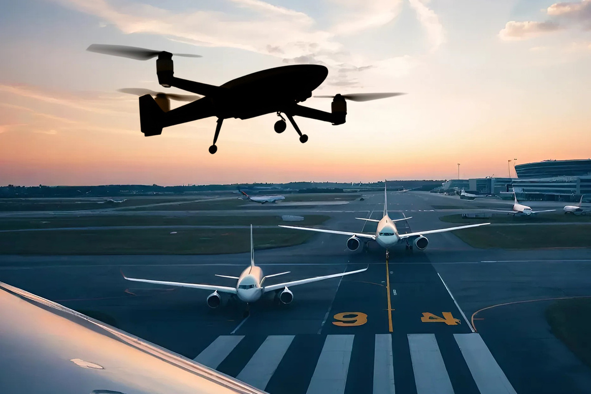 В двух регионах Приволжья ввели ограничения в связи с возможной атакой дронов.  Фото: Изображение сгенерировано нейросетью Kandinsky 3.1