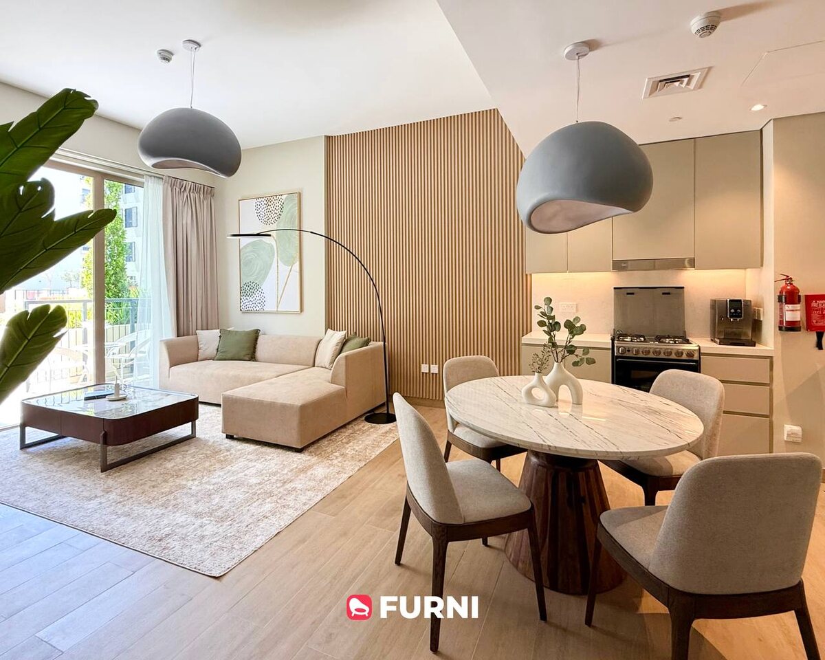 Универсальный интерьер, актуальность которого сохранится на годы вперед; проект Furni 